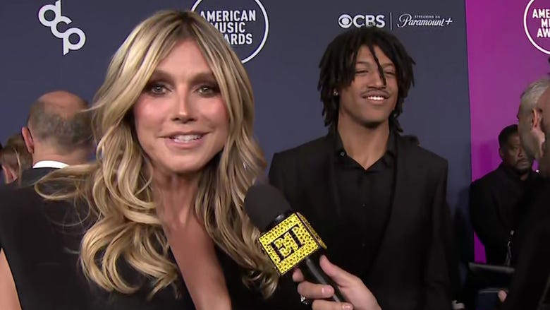 Heidi Klum Brings Son Henry to AMAs as His First Red Carpet! (Exclusive)
