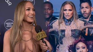 Jennifer Lopez Shares How She Got Her AMAs Injury in Rehearsals (Exclusive)