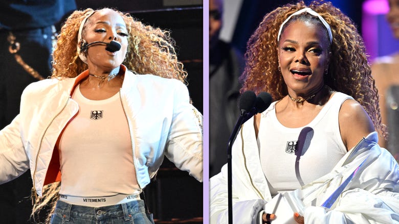 AMAs: Janet Jackson Accepts Icon Award and Performs Nostalgic Medley of Hits
