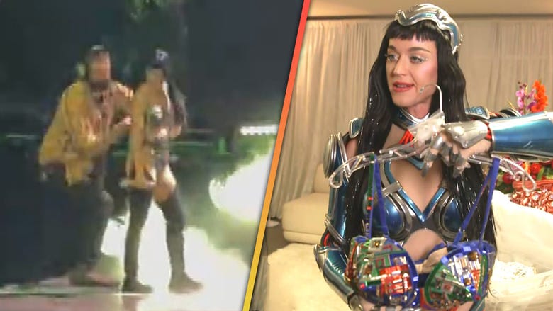 Katy Perry Suffers Wardrobe Malfunction as Top Flies Off Mid-Concert!
